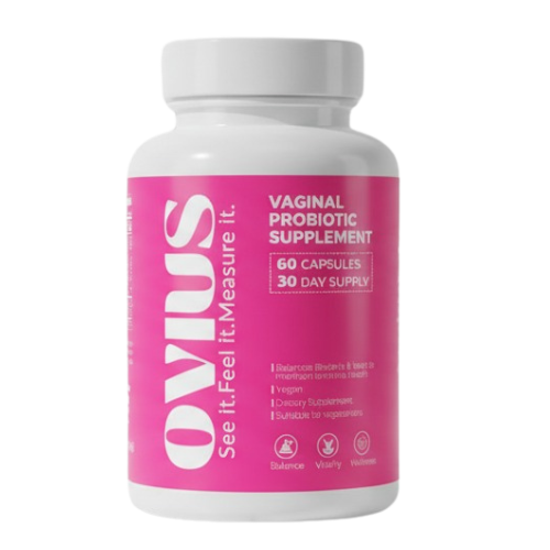 Ovius probiotic bottle